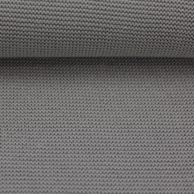 Wellenstrick Baumwolle | ELLA | Grau